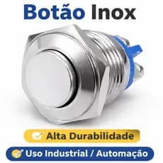 Botao Liga/desliga Metal Sem led l | ENVIO RÁPIDO