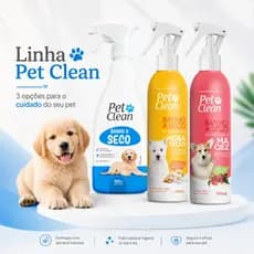 Banho a Seco Hidratação e Maciez - Pet Clean 500ml para Cachorro – Spray Higienizador sem Enxágue, pH Neutro