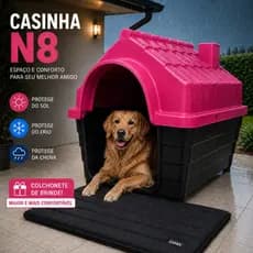 Casinha Cachorro cão Porte Grande N9 Casa Pet Desmontável Resistente