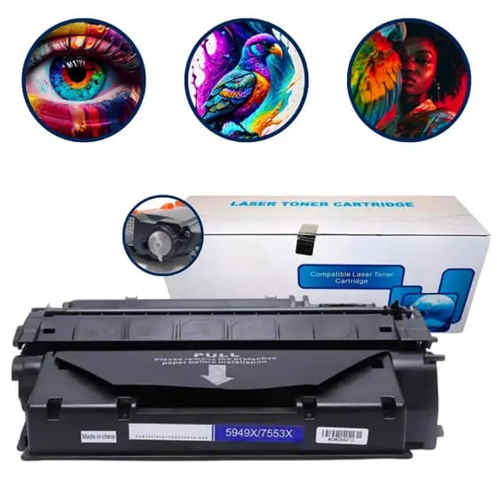 Toner Compatível HP Q5949x 5949x 49x Q7553x 53x P2014 P2015 M2727