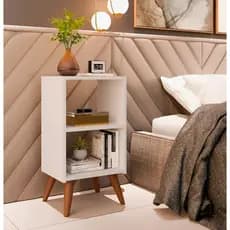 Mesa De Cabeceira Criado Retro Cama Quarto Suite