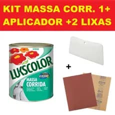 Kit Massa corrida PVA Lukscolor 900ml 1,4kg 3,6lt 5,6kg Interno