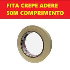 Fita Crepe 50 Metros 18mm 24mm 48mm Uso Geral ADERE