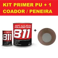 Kit Primer 811 PU Poliuretano Automotivo 8:1 Com Catalisador