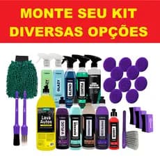 Monte Seu Kit Vonixx Lavagem Automotiva Estética Carro Cera Shampoo Acabamento