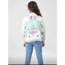 Mochila Escolar Infantil Unicórno Fofo Pelúcia- Estilo, Conforto e Diversão