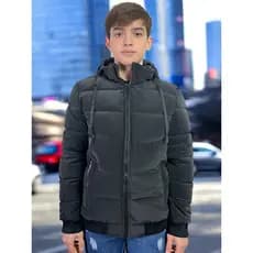 Jaqueta Bobojaco Masculina Juvenil Infantil Inverno Forro Peluciado e Capuz Removível