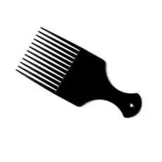Pente Afro Garfo Profissional Cabelo Black Power Top