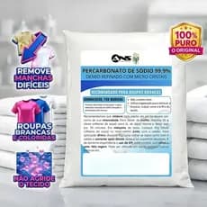 Branqueador de Roupas, Tira Manchas para limpeza em geral, Percarbonato