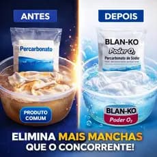 Percarbonato de Sódio, Tira Manchas Roupas Brancas 1kg /2kg