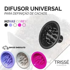 Difusor Cachos Universal Color Trissé Acessórios Para Secador Taiff Vários Modelos Cabelos Cacheados