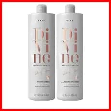Braé Divine Shampoo 1L + Condicionador 1L Anti-Frizz (CABELOS MAIS LISOS, ULTRA-SEDOSOS E SEM FRIZZ )