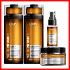 Truss Nutri Infusion Shampoo + Condicionador + Máscara + Óleo Nutritivo 30ml (4 Produtos)