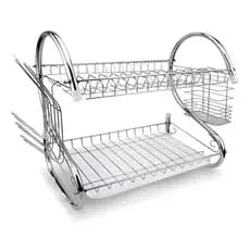 Escorredor de Pratos Metal Porta Copos e Talheres Organizador de Louças Cozinha Original