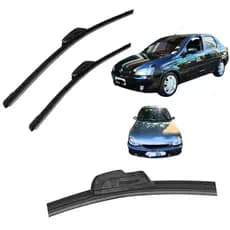 Palhetas Limpador de Parabrisa SILICONE CORSA 2002 2003 2004 2005 2006 2007 2008 Palhetas Dianteiras