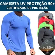 Camisa Segunda Pele com Proteção Solar UV50+