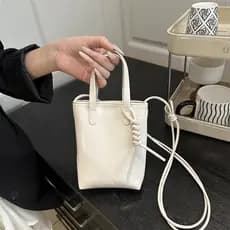 Bolsa de telefone móvel bolsa feminina moda All-Match prata High-End sentir 2025 verão bolsa de ombro saco do mensageiro