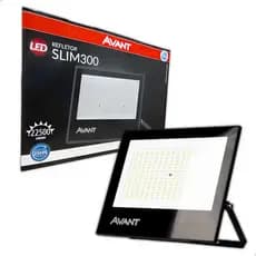 Refletor Holofote 300W 6500K Branco Frio Iluminação Potente IP67 Prova dÁgua Bivolt Alta Resistência