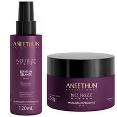 Kit Aneethun No Frizz Máscara 250g E Leave In Selante 120ml