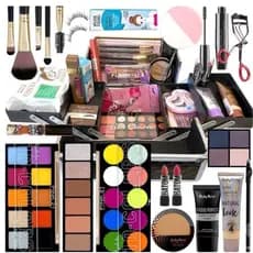 Kit Maquiagem Completo Variado Com Base