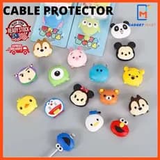 Cable Protector  Bonito Dos Desenhos Animados Protetor Cabo Fio Wunder Data Linha De Organizador Enrollador De Carregamento USB Capa Protetora Para Todos Os Telefone