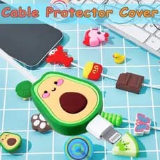 Desenho Animado/Frutas/Capa Protetora De Cabo Carregador De Telefone Proteção Do De Dados Decoração Acessórios Fio Para Smartphone