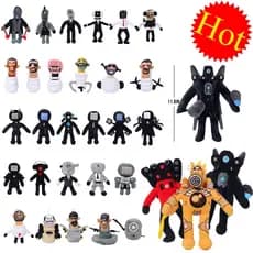 Brinquedos Para Fãs E Amigos Bonecas Skibidi Toilet Plushies Cabeça De Lindasmente Recheadas