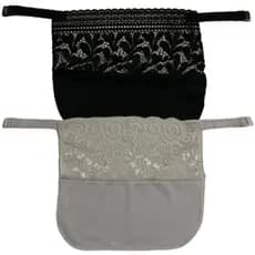 Kit 2 Tapa Decote Para Roupas E Sutiãs Cobre Colo Com Renda Acessórios Para Roupas Disfarça Decote