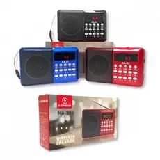 Rádio Retrô Bluetooth Fm Digital De Bolso Portátil Recarregável Kapbom KA-31 (***DISPONÍVEL SOMENTE 06 VERMELHO)