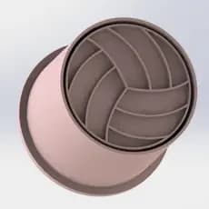 Ejetor e modelador de Docinhos e Doces Bola Volei Esporte Voleibol Futevolei Atleta Verão Praia