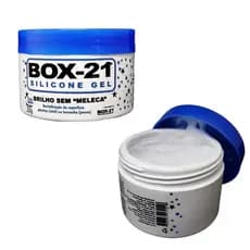 Revitalizador De Plastico Silicone Automotivo Box 21 250g