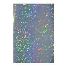 Papel Adesivo Holográfico Vinil Caquinhos Ink Jet A4 50Fl