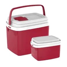 Combo 2 Caixas Termica 32L / 12L Vermelho Soprano