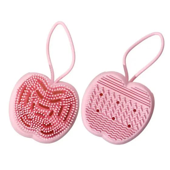 Escova De Limpeza Facial Silicone Maçã