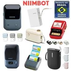 NIIMBOT Impressora de Etiquetas Inteligente Térmica Bluetooth Impressora sem Tinta para iOS Android Novidades