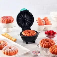 Mini Máquina de Assar Bolo Elétrica Antiaderente Quiche/De Forno/Eggette Maker Mini Ferro 110V
