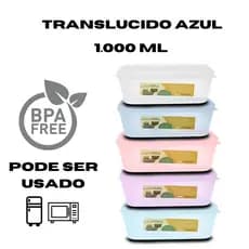 Pote Para Alimentos 1 Litro  - Ideal para Marmita, Frutas e Armazenamento - Gull