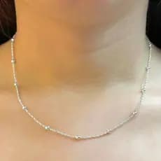 Choker Peruana em Prata 925 com Esferas: Elegância e Estilo para seu Look