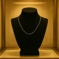 Colar Banhado A Ouro Intenso 24k Fecho Tradicional Verona Feminino 1mm