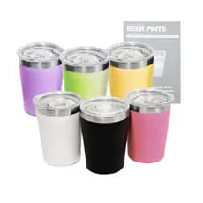 Mini Copo Térmico em Aço Inox 260 ml COM TAMPA XLS Copo-260-Tampa
