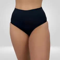 Kit 2 Calcinhas Modeladora Feminina Cós Alto Suplex Seca Barriga Pós Parto Forro 100% Algodão