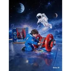 🚀 Carrinho Espacial Exploração - Brinquedo Robusto e Divertido!