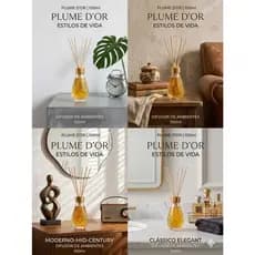 Difusor De Ambiente Fragrância Ameixa Dourada