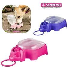 Bebedouro Portatil Pet Passeio e viajem Plastico 320ml Sanremo