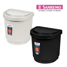Lixeira De Pia Com Tampa Flip 2,5 Litros Sanremo