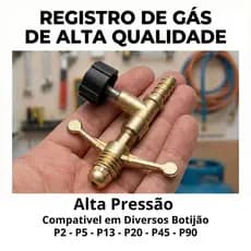 Registro Alta Pressão Borboleta Fácil Instalação 1uni
