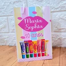 Sacolinha Personalizada - CARMED - Sacolinha Surpresa | Lembrancinha Festa | Pegue e Monte.