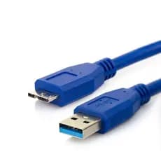 Cabo USB 3.0 A Macho para Micro USB B Macho 1m HD Samsung Azul
