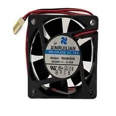 Microventilador 60x60x20mm 24V  Alta Eficiência  Kit 2 Peças