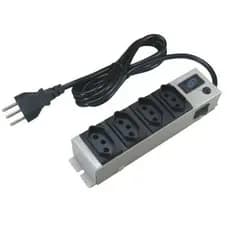 FILTRO DE LINHA METALICO 4 TOMADAS 10A BIVOLT